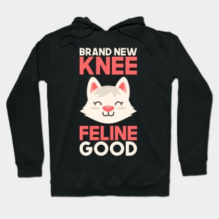 Knee Replacement Cat Lover Gift Hoodie